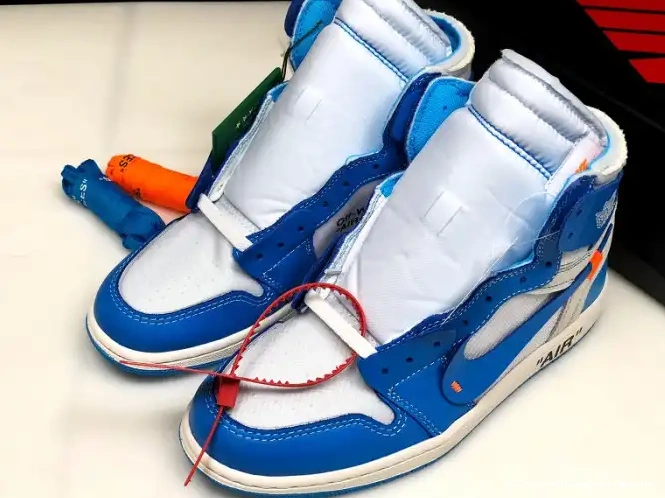 Official Maikesneakers AQ0818-148 1 Off-White Jordan Blue Air UNC Powder 0503